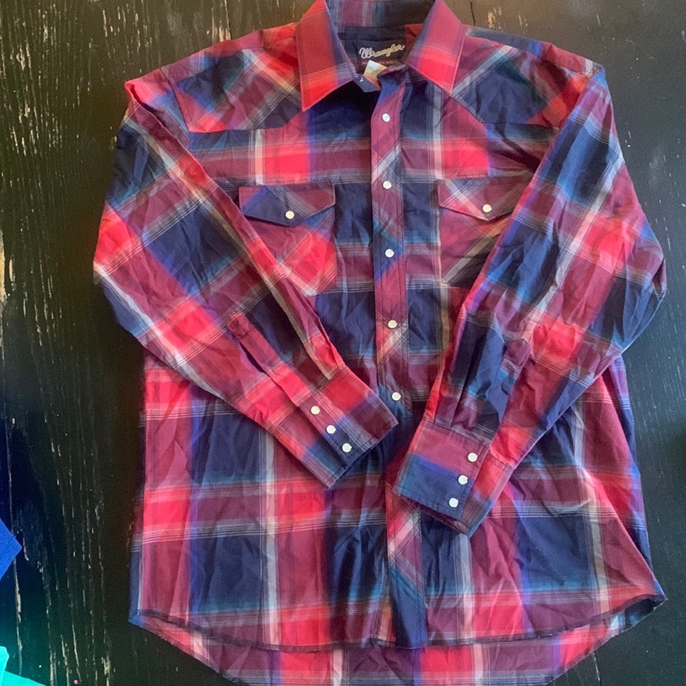 Men western button up.